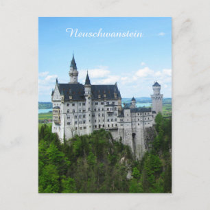 Neuschwanstein panorama postcard