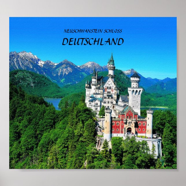 NEUSCHWANSTEIN SCHLOSS, DEUTSCHLAND POSTER (Front)