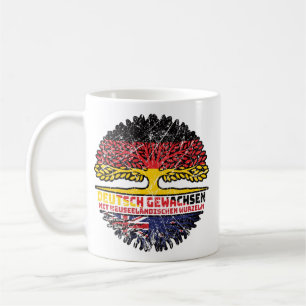 neuseeland Ändisch Deutsch Deutschland Baum Coffee Mug