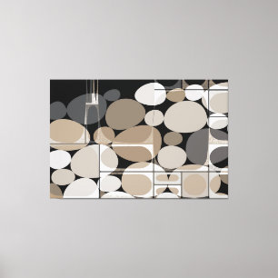 Neutra Pebbles Canvas Print