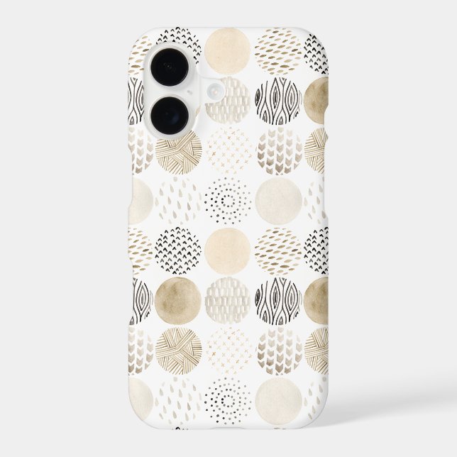 Neutral Abstract Circle Pattern (Back)