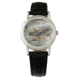 Neutral Abstract Grey Print   Silvia Vassileva Watch