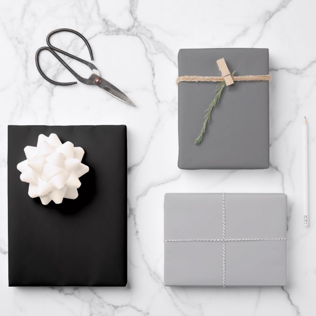 Neutral All-Occasion Wrapping Paper Sheet (Front)