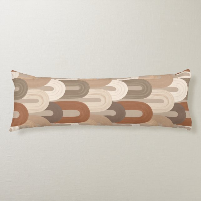 Neutral Arch Abstract Pattern Body Cushion (Front)
