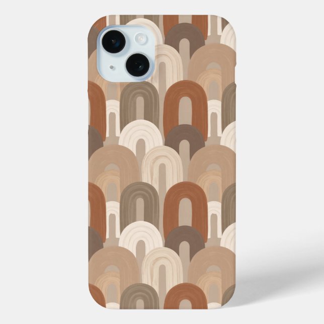 Neutral Arch Abstract Pattern Case-Mate iPhone Case (Back)