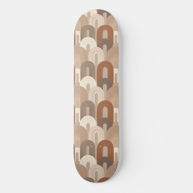 Neutral Arch Abstract Pattern Skateboard (Front)