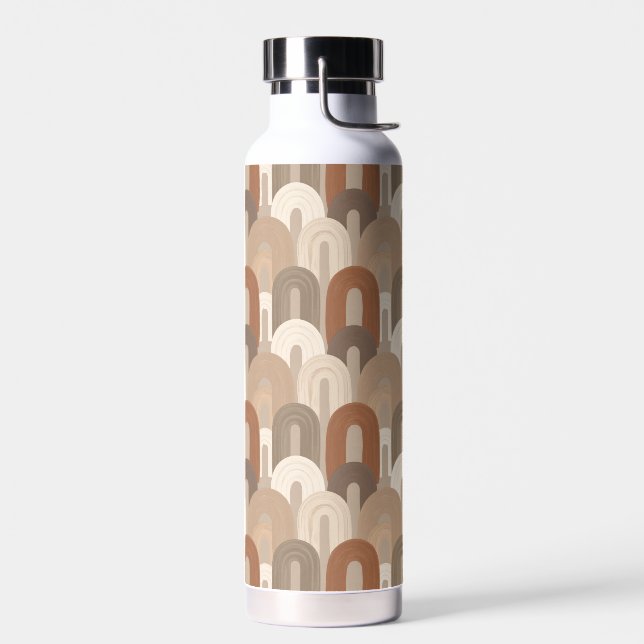 Neutral Arch Abstract Pattern Water Bottle (Left)