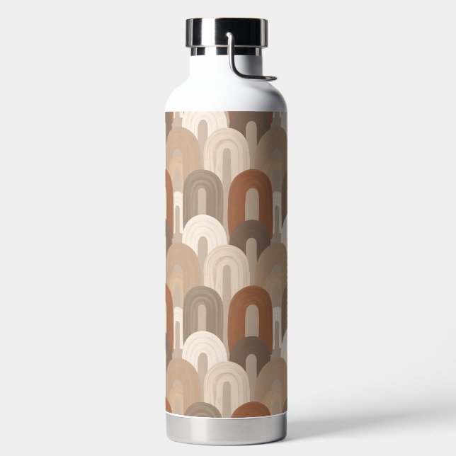 Neutral Arch Abstract Pattern Water Bottle (Left)