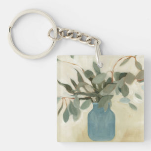 Neutral Arrangement - Stemmed Leaves Key Ring