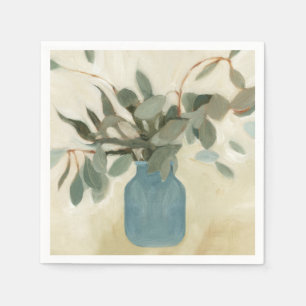 Neutral Arrangement - Stemmed Leaves Napkin