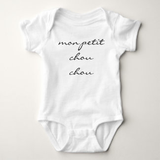 Neutral Baby Bodysuit "mon petit chou chou"