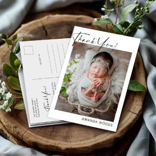 Neutral Baby Photo Postcard