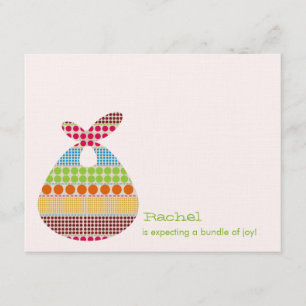 Neutral Baby Shower Boho Dots Bundle Invitation