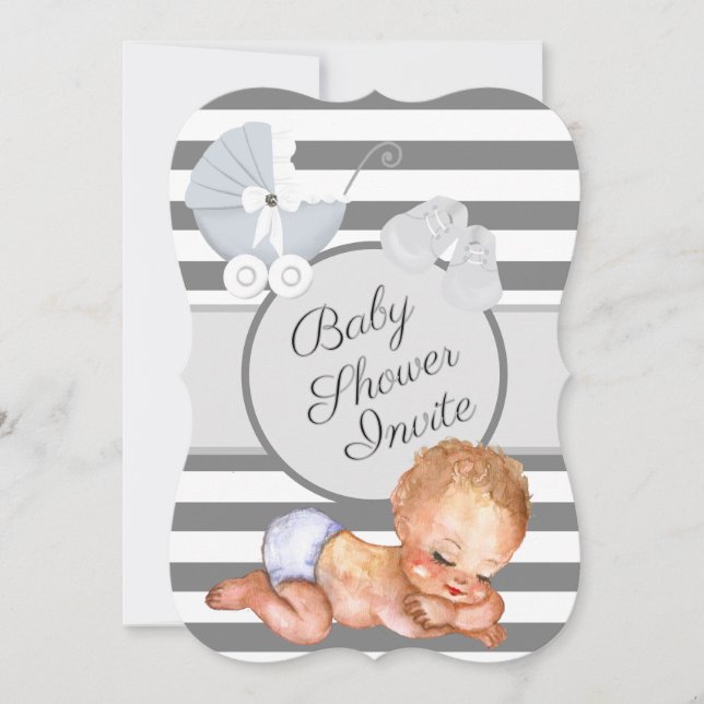 Neutral Baby Shower Invitation (Front)