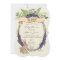 neutral baby shower invitation forest rabbit bunny