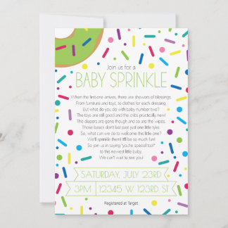 Neutral Baby Sprinkle Invitation