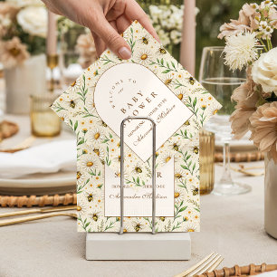 Neutral Bee Baby Shower Napkin