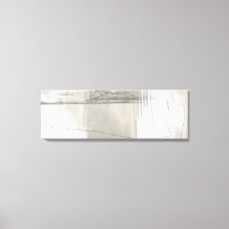 Neutral Beige Grey Modern Minimalist Abstract   Canvas Print