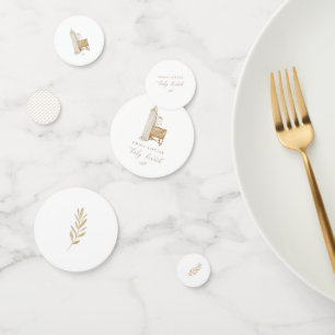 Neutral Boho Baby Brunch  Confetti