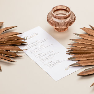 Neutral Boho Baby Brunch  Menu