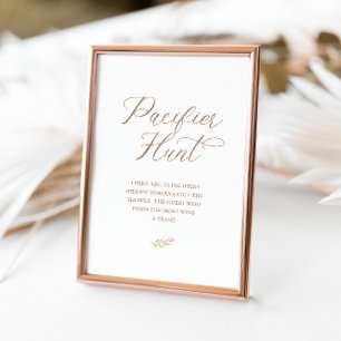 Neutral Boho Baby Brunch Pacifier Hunt