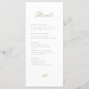 Neutral Boho Baby Shower Menu