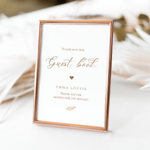 Neutral Boho Guest Book