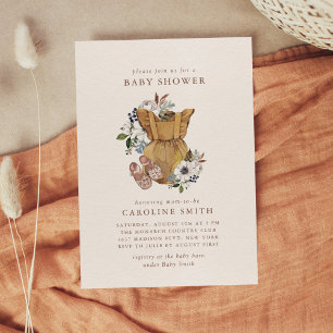 Neutral Boho Nursery Baby Shower Invitation