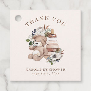 Neutral Boho Nursery Baby Shower Thank You Favour Tags