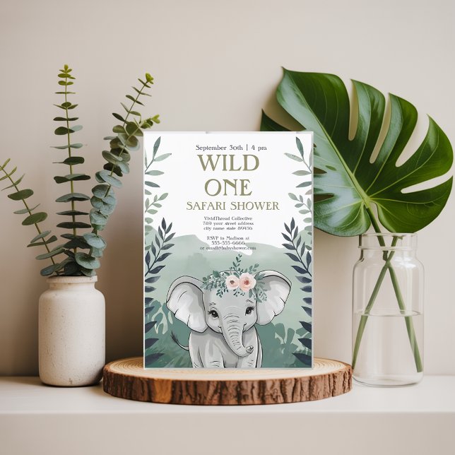 Neutral Boho Safari Baby Shower Invitation (Creator Uploaded)