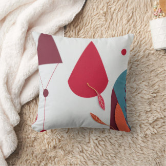 Neutral Boho Throw Pillow – Minimalist & Chic