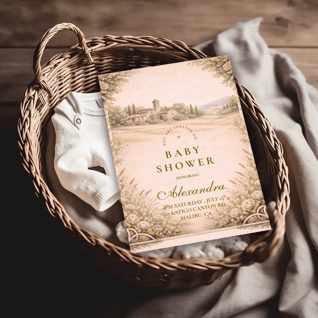 Neutral Botanical Garden Baby Shower Invitation (Creator Uploaded)