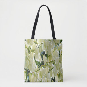 Neutral Botanical White Lilies Florals By Ava Tote Bag