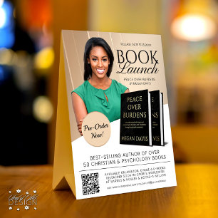 Neutral Brown Book Launch Release Advertisement