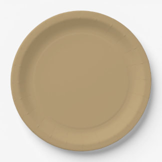 Neutral Brown Paper Plate
