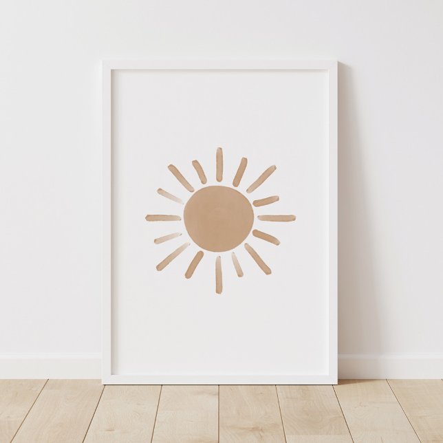 Neutral Brown Sun Boho Nursery Decor (Creator Uploaded)