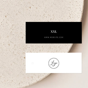 Neutral Business Clothing Logo Label Hang Tag