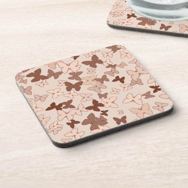 Neutral Butterfly Coasters (Left Side)