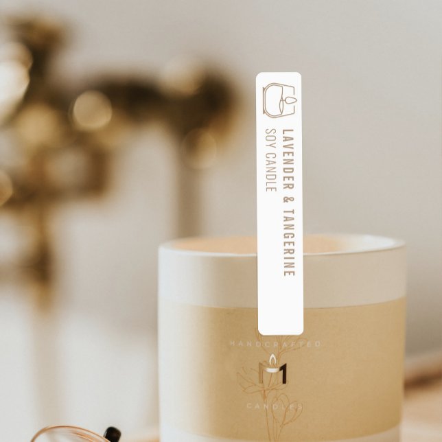 Neutral Candle Tamper-proof Seal With Logo Labels (Creator Uploaded)