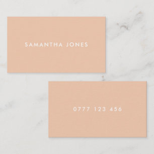 Neutral Classic Personalised Mini Business Card