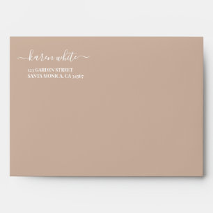 Neutral Colour Wedding Envelope