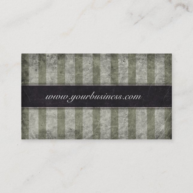 Neutral Colours Grunge Stripes Business Cards (Front)
