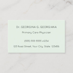 Neutral, Dapper, and Respectable Business Card
