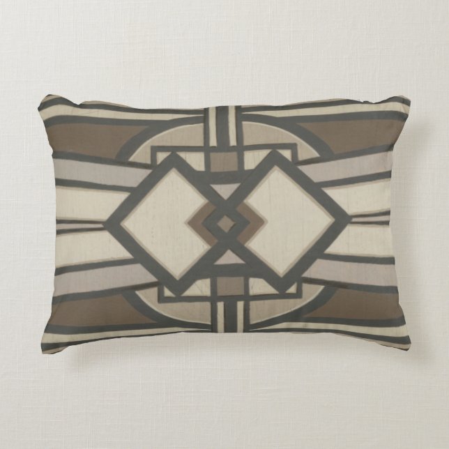 Neutral Deco Panel I Decorative Cushion (Front)