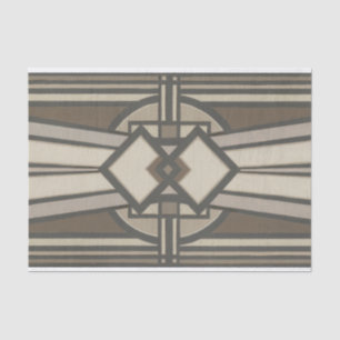 Neutral Deco Panel I Tissue Paper