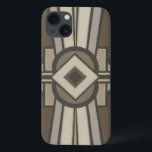 Neutral Deco Panel II iPhone 13 Case<br><div class="desc">Patterns</div>
