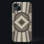 Neutral Deco Panel II iPhone 13 Case<br><div class="desc">Patterns</div>