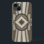 Neutral Deco Panel II iPhone 13 Case<br><div class="desc">Patterns</div>