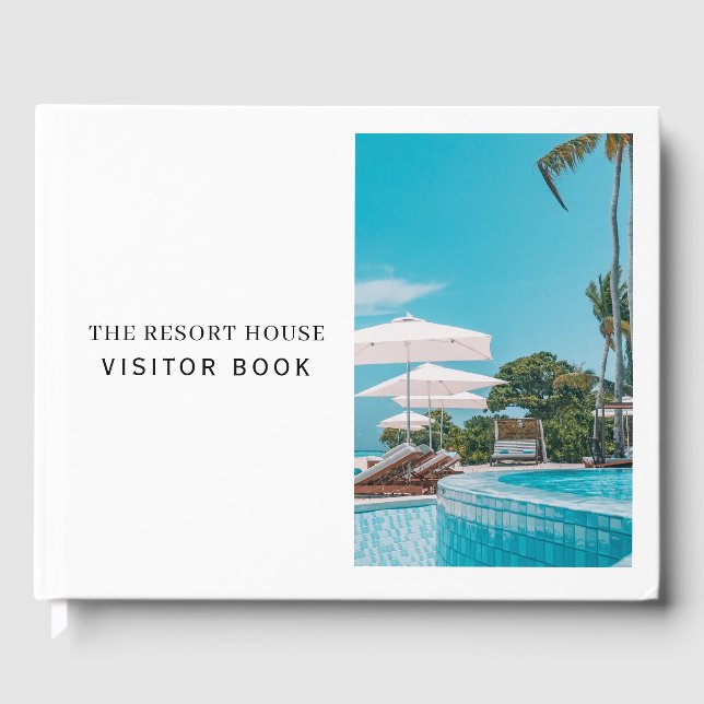 Neutral Design | Vacation Rental Guest Comment Book (Front)