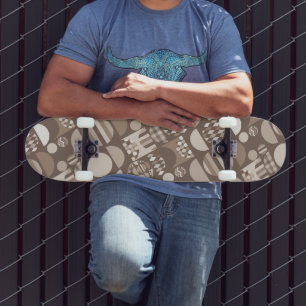 Neutral Earth Brown Nordic Scandinavian Skateboard